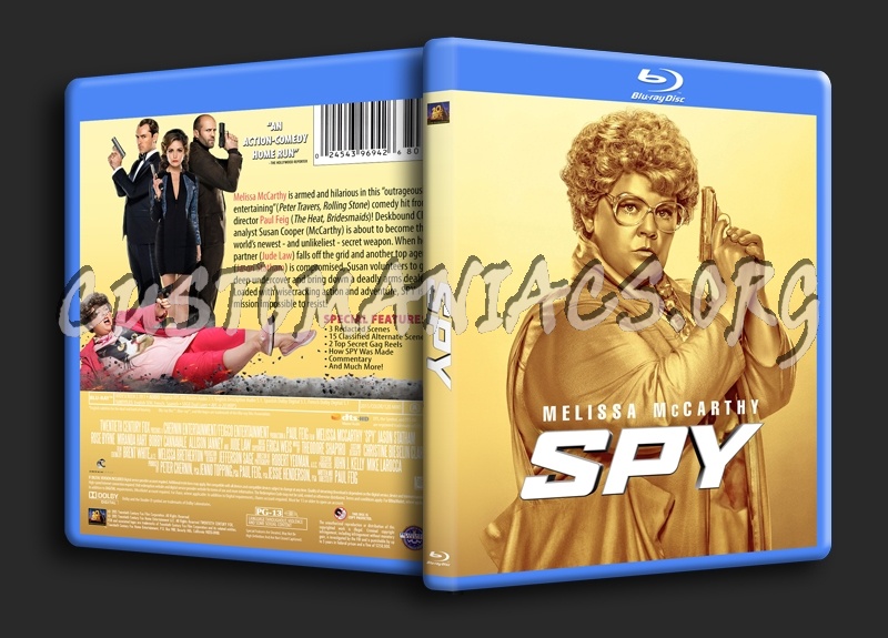 Spy blu-ray cover