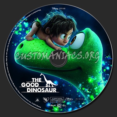 The Good Dinosaur blu-ray label