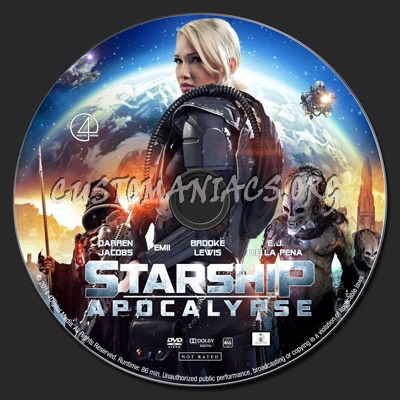 Starship Apocalypse dvd label