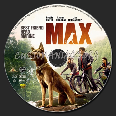 Max blu-ray label
