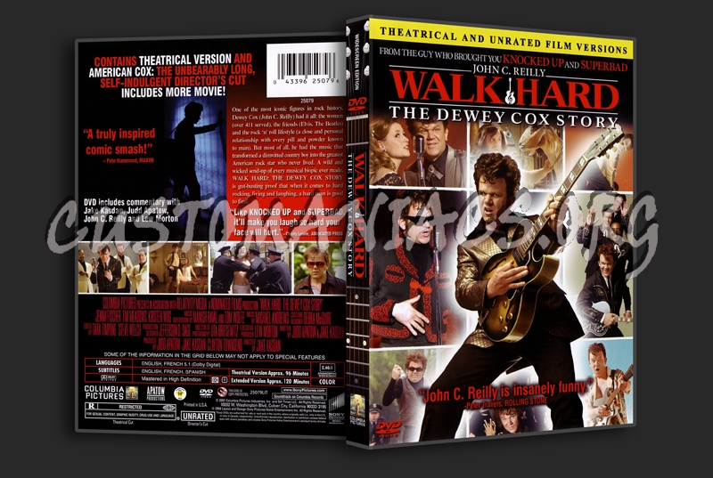 Walk Hard: The Dewy Cox Story dvd cover