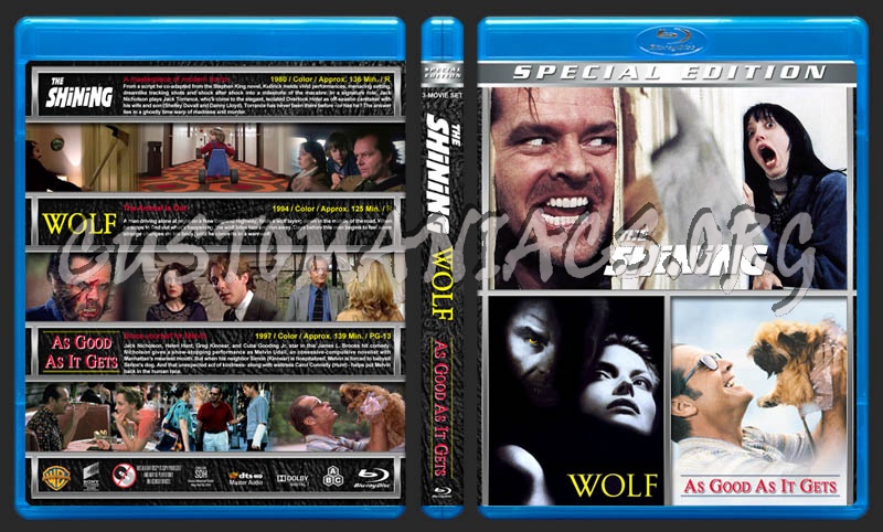 Jack Nicholson Triple Feature blu-ray cover