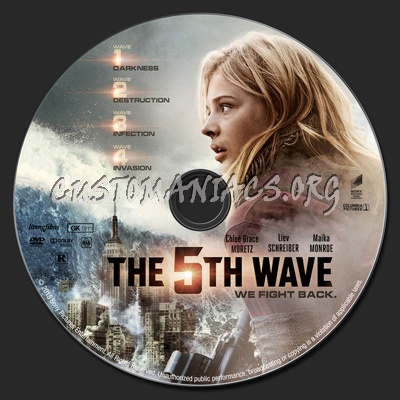 The 5th Wave (aka: The Fifth Wave) dvd label