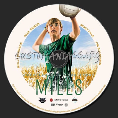 Miles dvd label