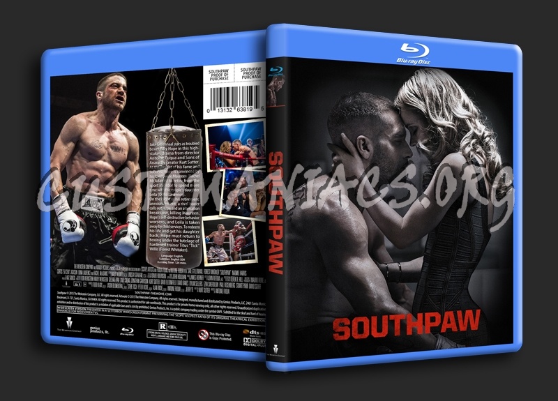 Southpaw blu-ray cover