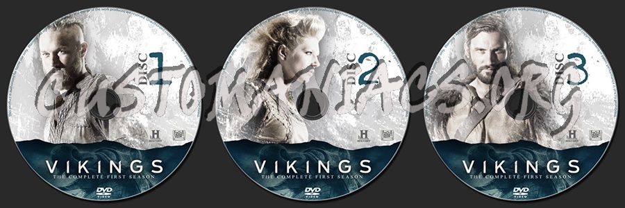 Vikings Season One dvd label