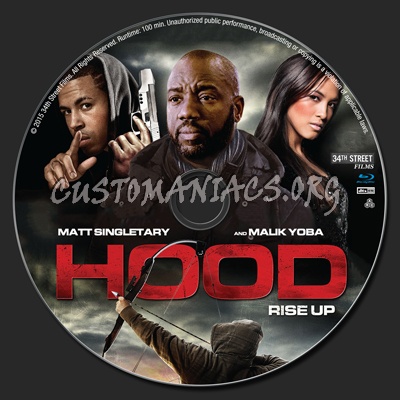 Hood blu-ray label