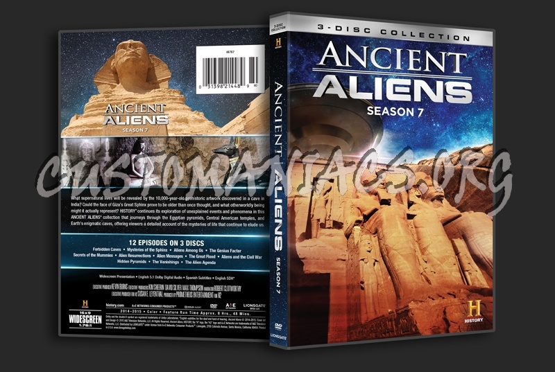 Ancient Aliens Season 7 dvd cover