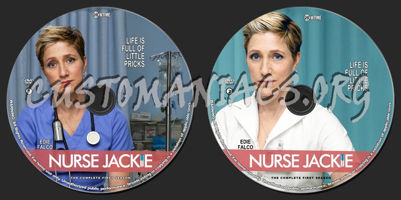 Nurse Jackie - Season 1 dvd label