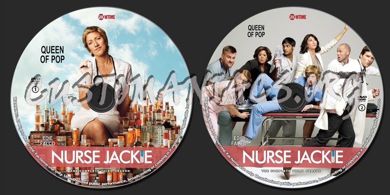 Nurse Jackie - Season 3 dvd label