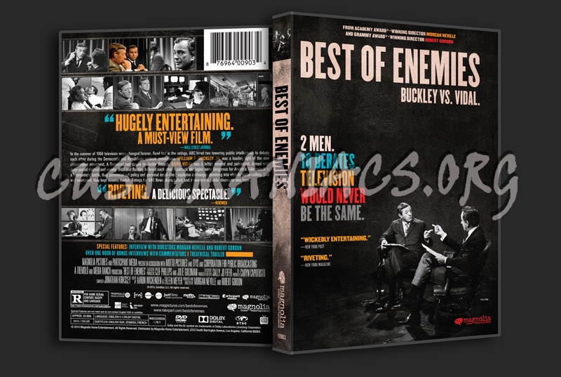 Best of Enemies dvd cover