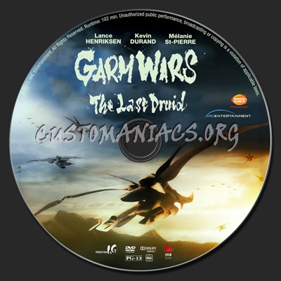 Garm Wars: The Last Druid dvd label