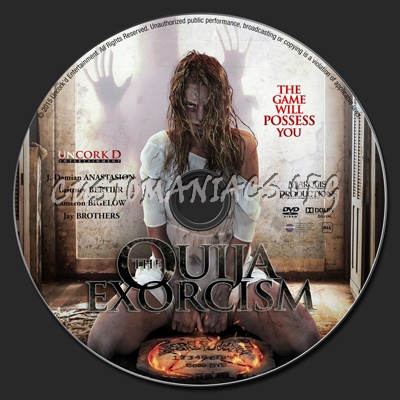 The Ouija Exorcism dvd label