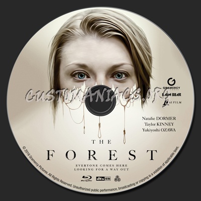 The Forest blu-ray label