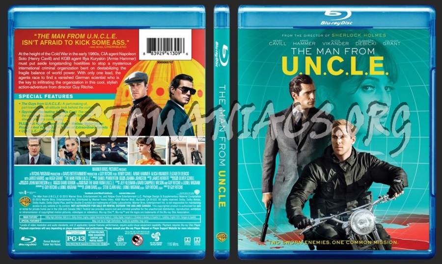 The Man from U.N.C.L.E. blu-ray cover