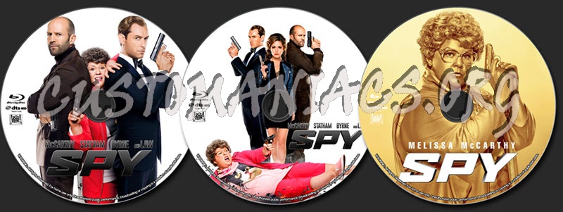 Spy (2015) blu-ray label