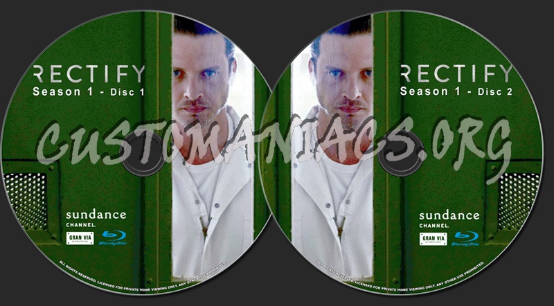 Rectify Season 1 blu-ray label