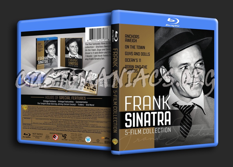 Frank Sinatra 5-film Collection blu-ray cover