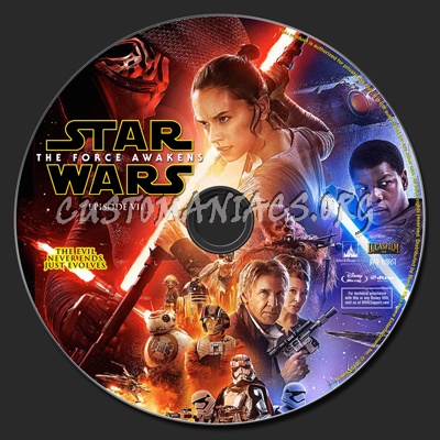 Star Wars: The Force Awakens (Episode VII) blu-ray label