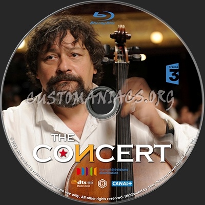 The concert blu-ray label