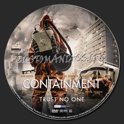 Containment dvd label