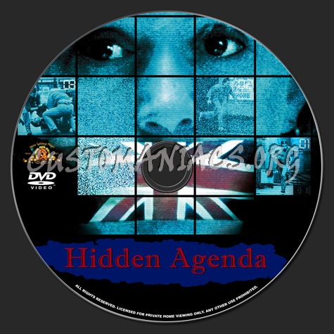 Hidden Agenda dvd label