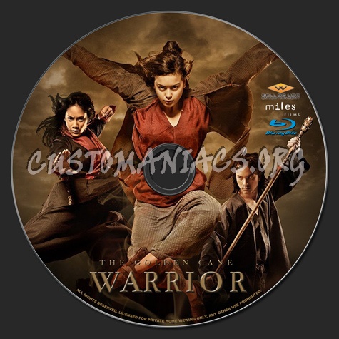 The Golden Cane Warrior blu-ray label