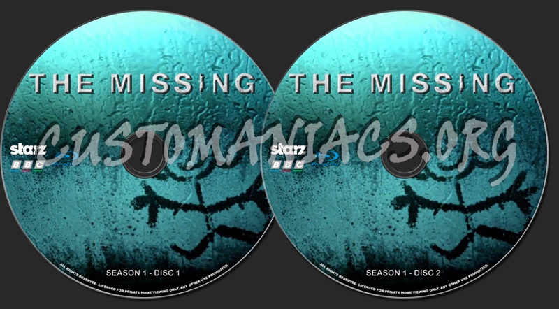 The Missing Season 1 blu-ray label