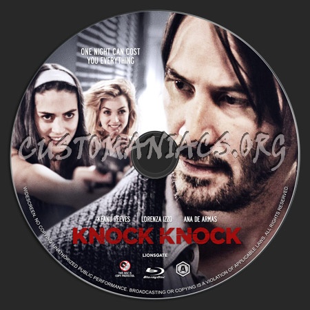 Knock Knock blu-ray label