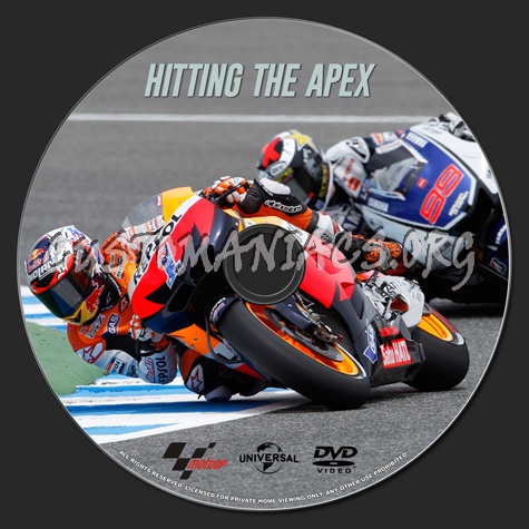 Hitting the Apex dvd label