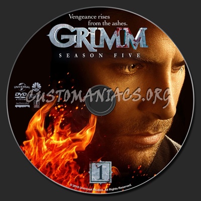 Grimm Season 5 dvd label