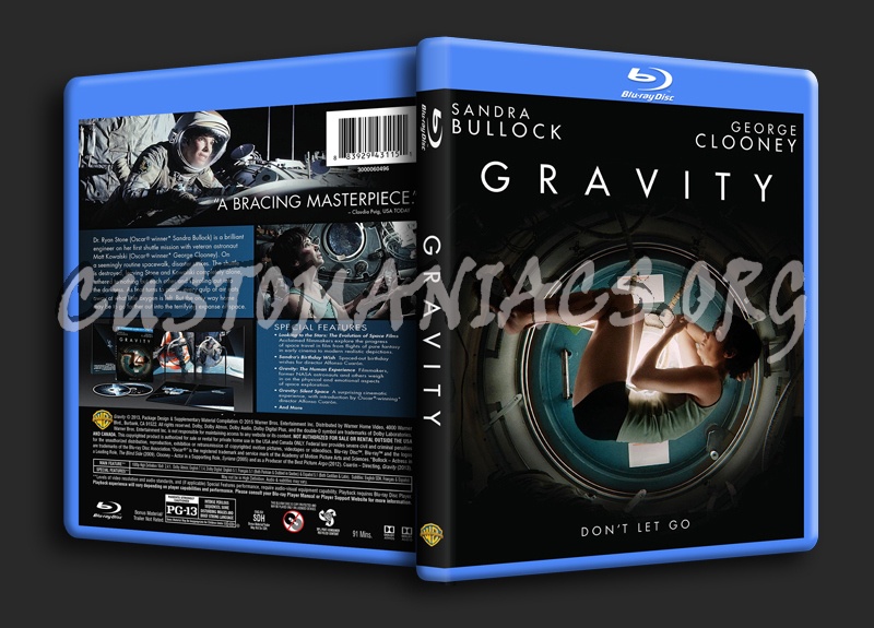 Gravity blu-ray cover