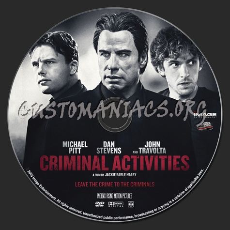 Criminal Activities dvd label
