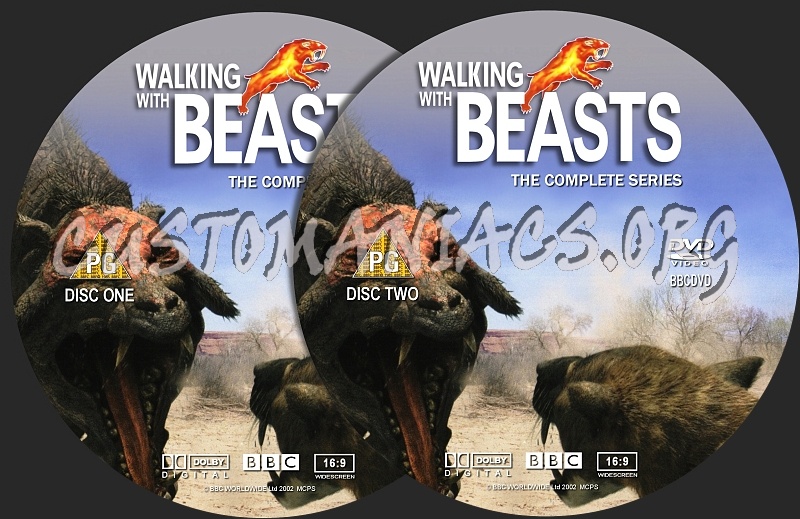 Walking With Beasts dvd label