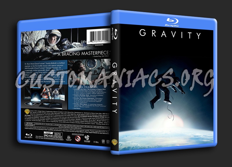 Gravity blu-ray cover