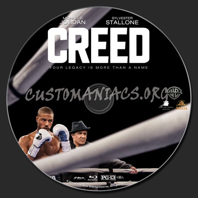 Creed blu-ray label