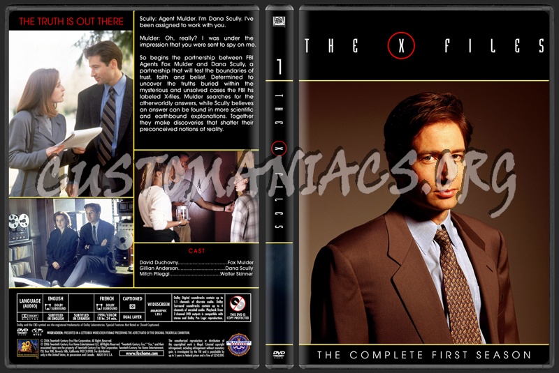 The X-Files Seasons 1-9 dvd cover