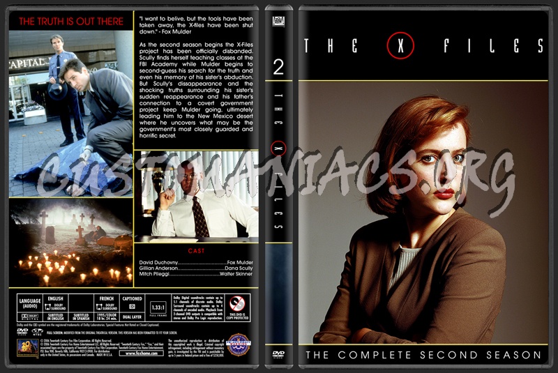 The X-Files Seasons 1-9 dvd cover