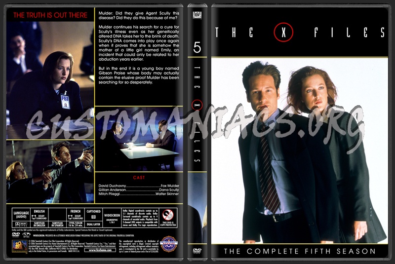 The X-Files Seasons 1-9 dvd cover