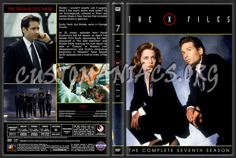 The X-Files Seasons 1-9 dvd cover