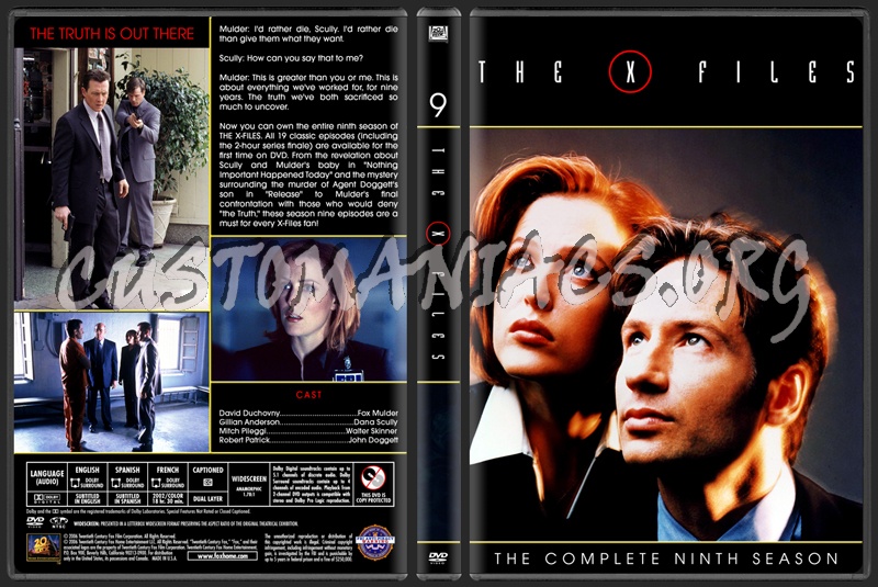 The X-Files Seasons 1-9 dvd cover