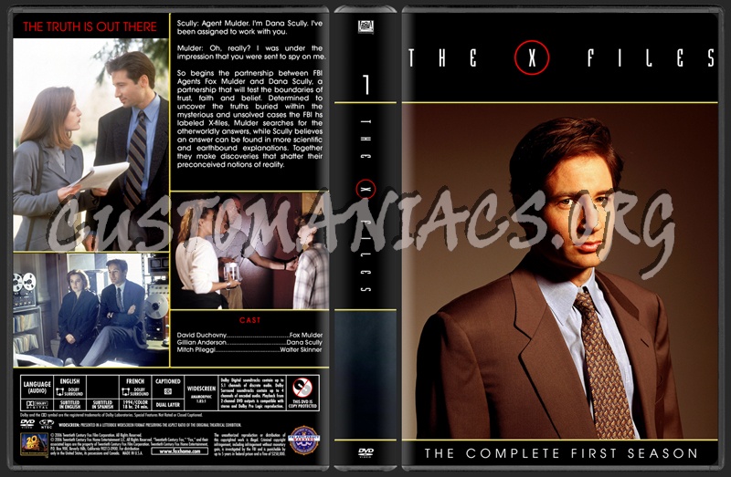 The X-Files Seasons 1-9 dvd cover