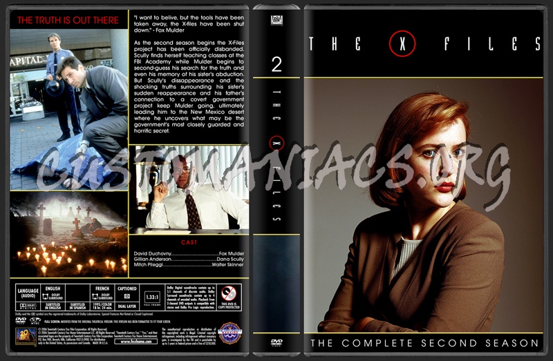 The X-Files Seasons 1-9 dvd cover