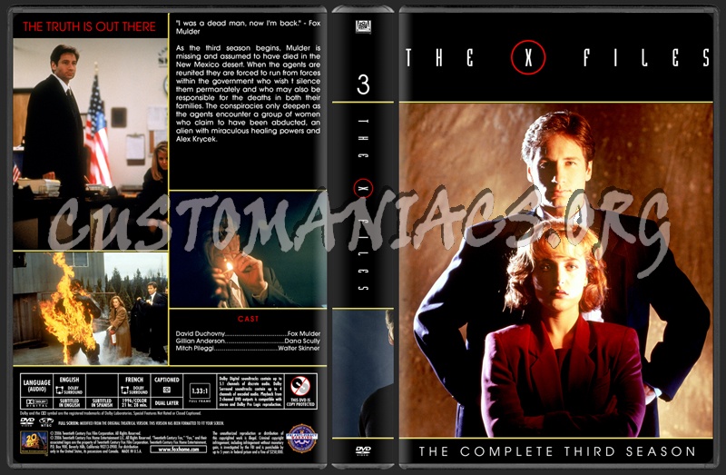 The X-Files Seasons 1-9 dvd cover