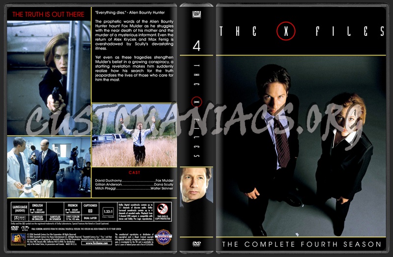 The X-Files Seasons 1-9 dvd cover