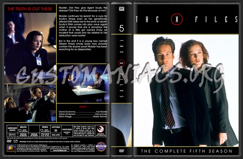 The X-Files Seasons 1-9 dvd cover