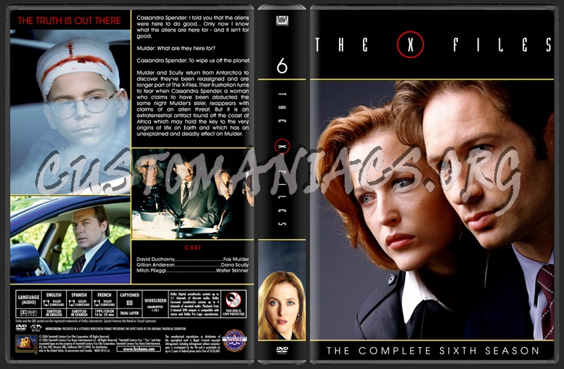 The X-Files Seasons 1-9 dvd cover