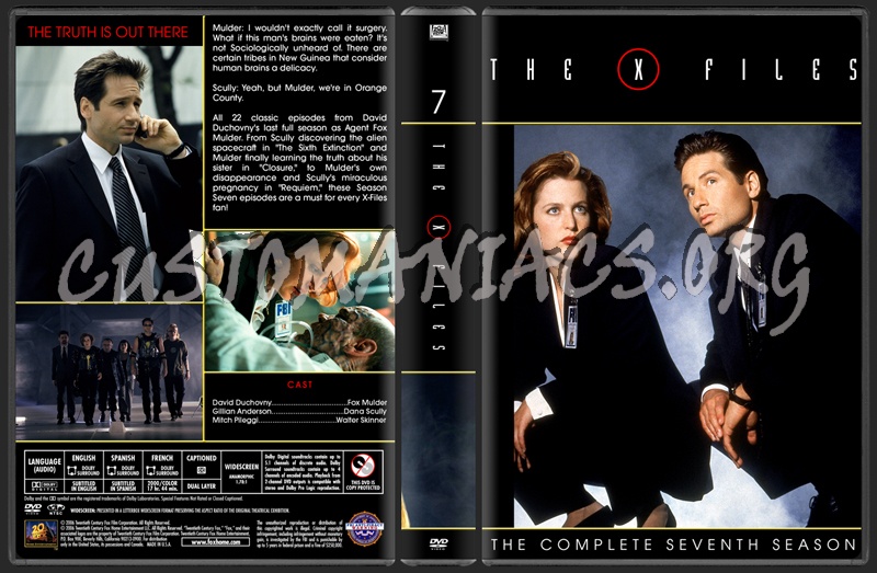 The X-Files Seasons 1-9 dvd cover