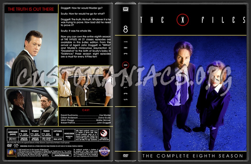 The X-Files Seasons 1-9 dvd cover