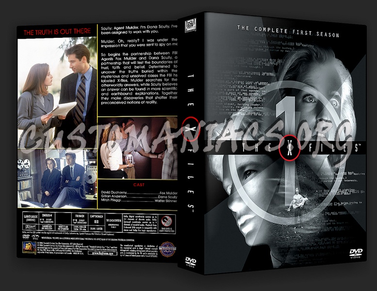 X-Files, The Seasons 1-9 dvd cover